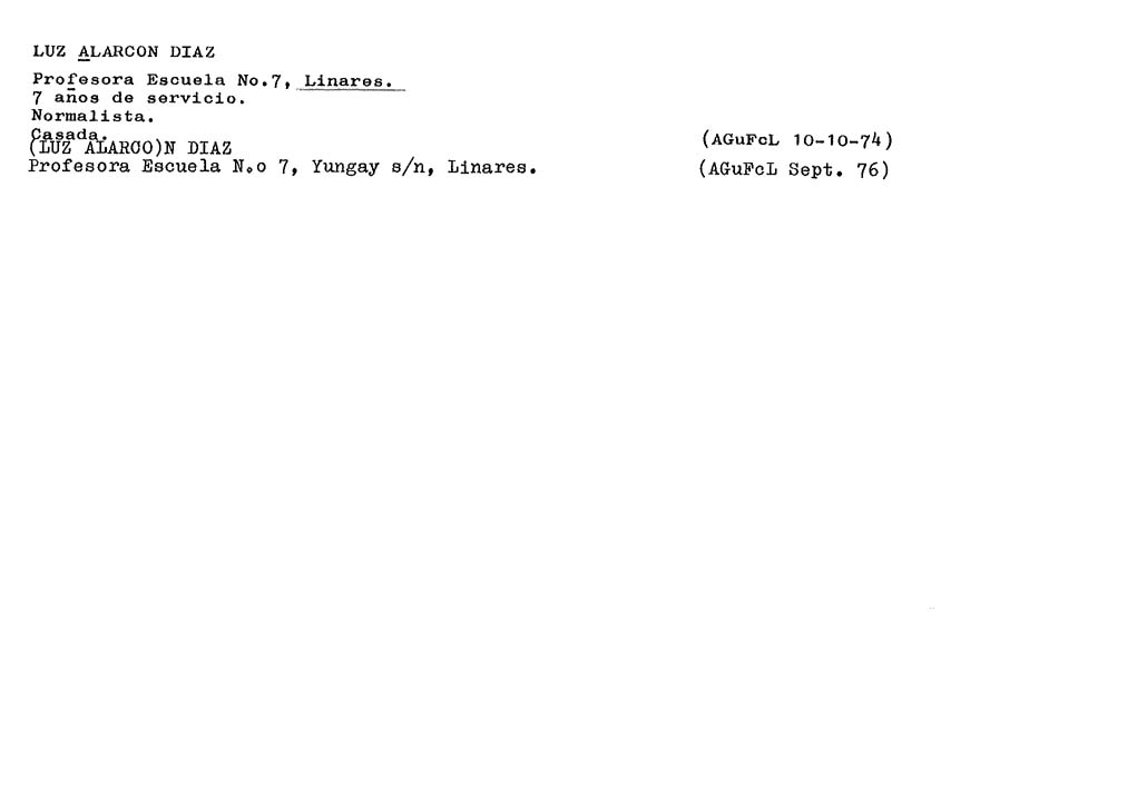 ALARCON DIAZ LUZ