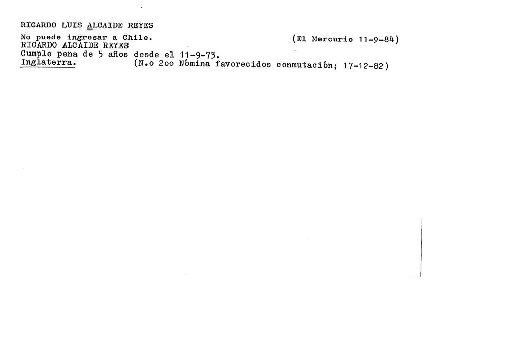 ALCAIDE REYES RICARDO LUIS