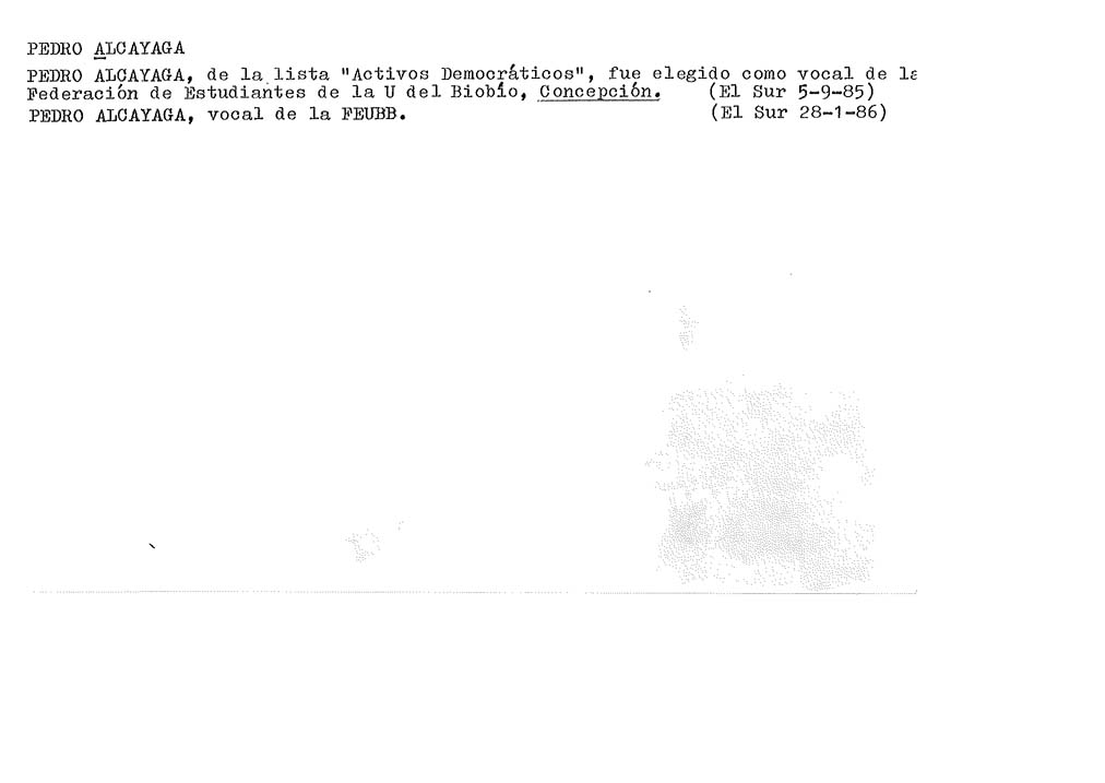 ALCAYAGA PEDRO