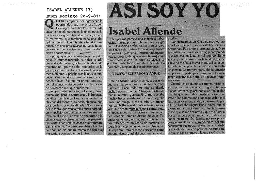 ALLENDE ISABEL -7-