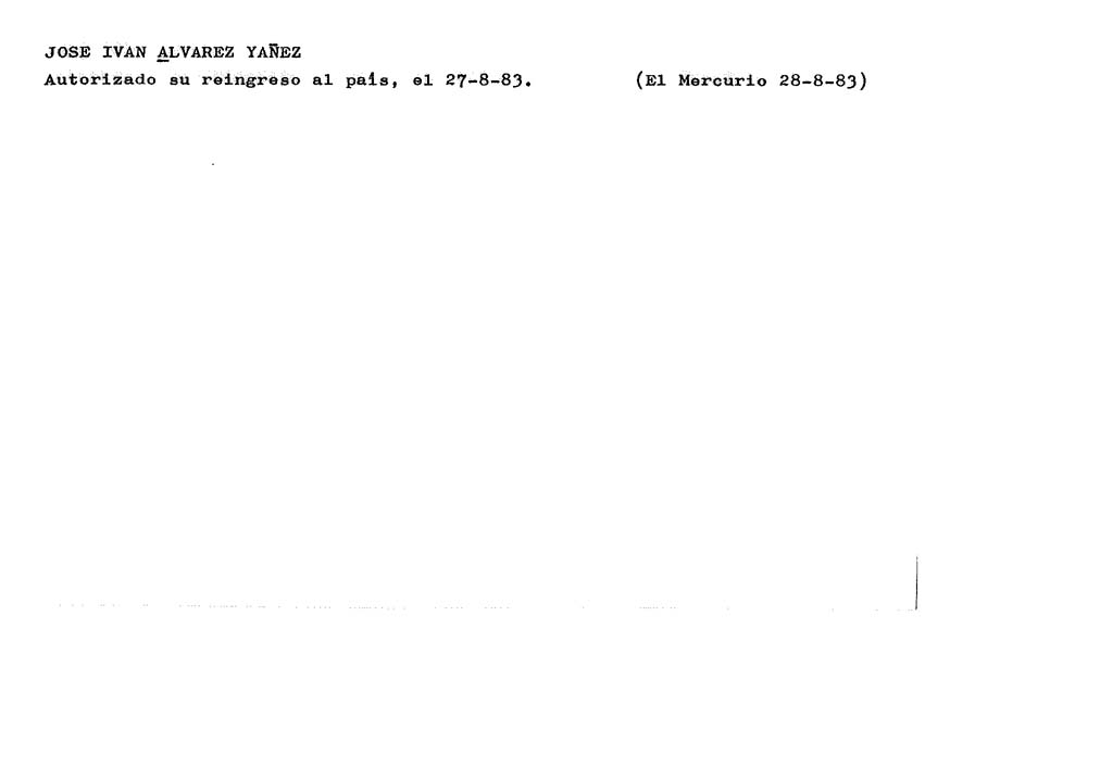 ALVAREZ YAÑEZ JOSE IVAN