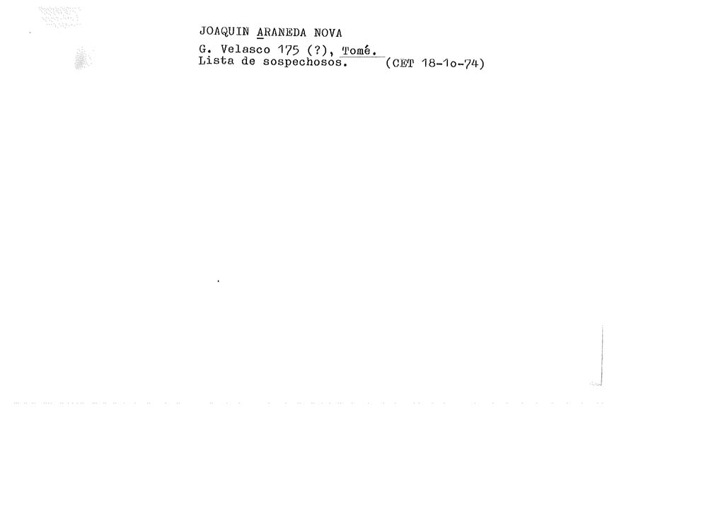 ARANEDA NOVA JOAQUIN