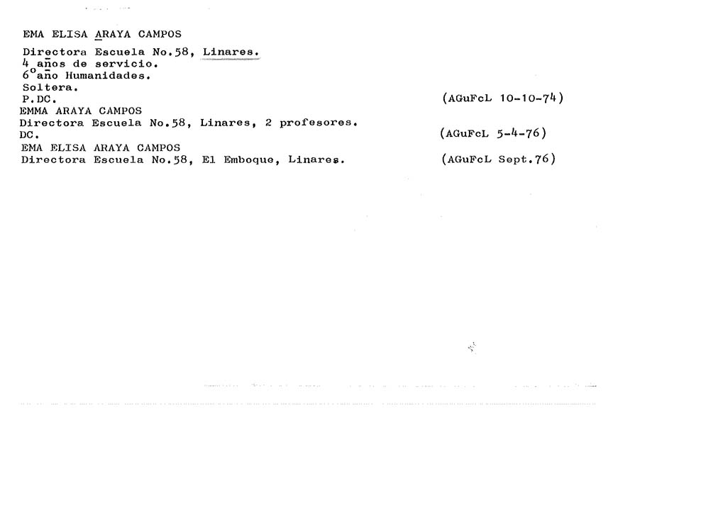 ARAYA CAMPOS EMA ELISA