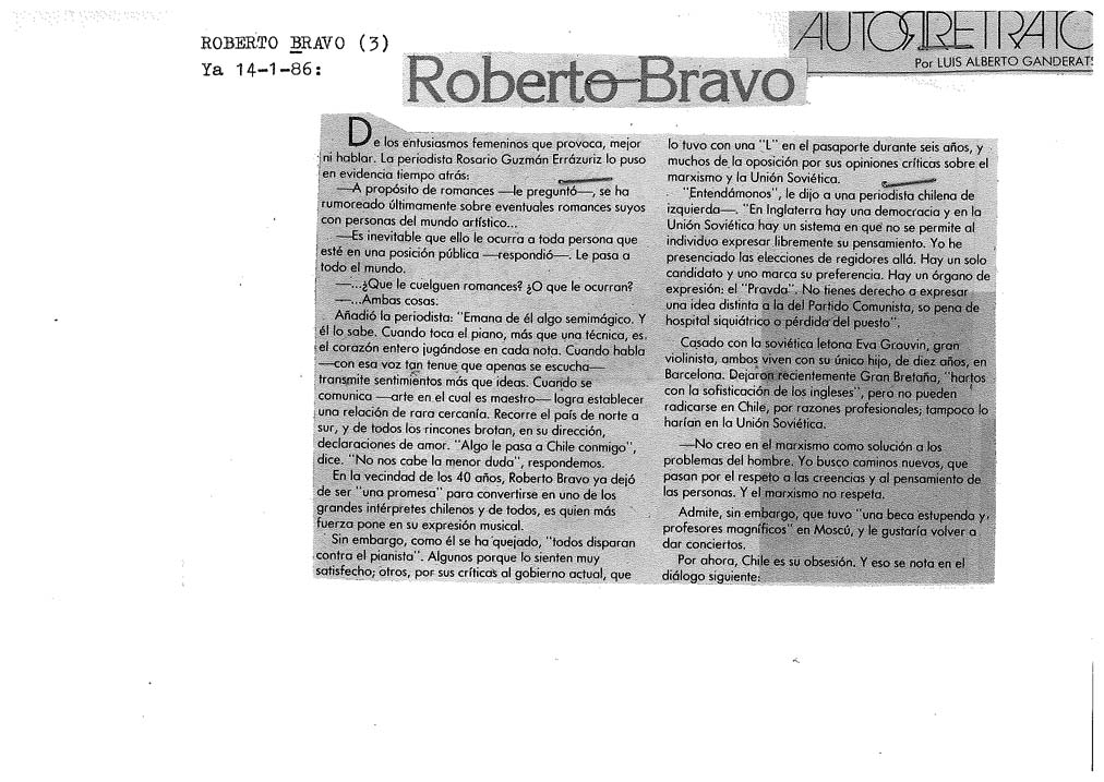 BRAVO ROBERTO -3-