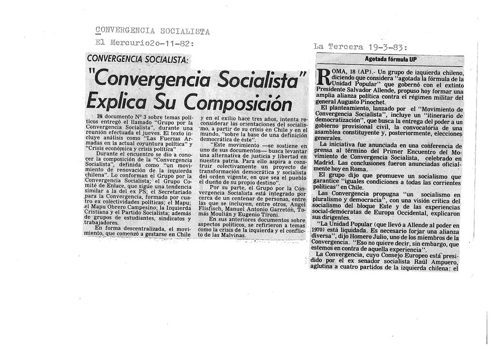 CONVERGENCIA SOCIALISTA