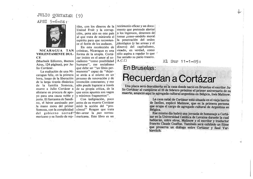 CORTAZAR JULIO -9-