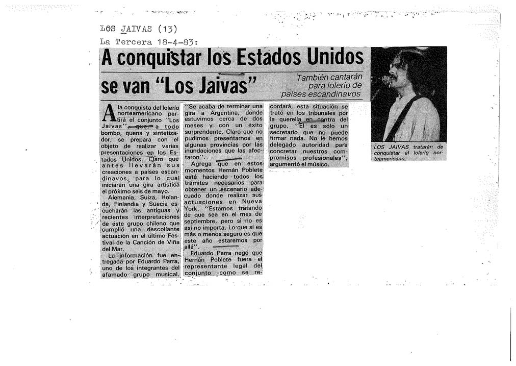 JAIVAS, LOS (13)-