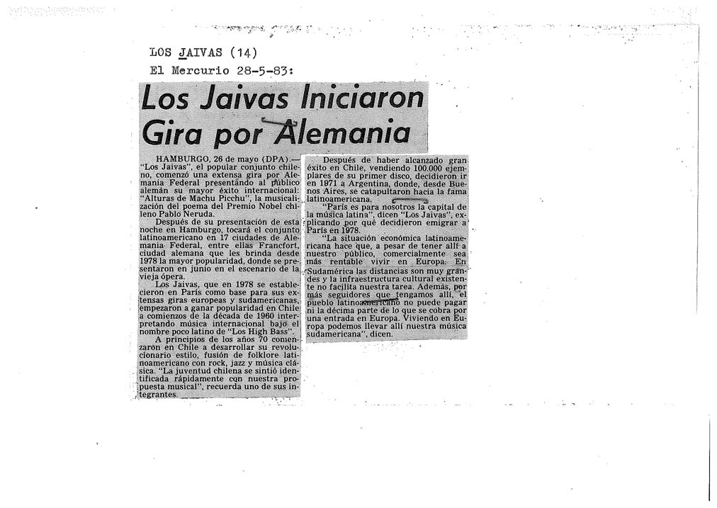 JAIVAS, LOS (14)-