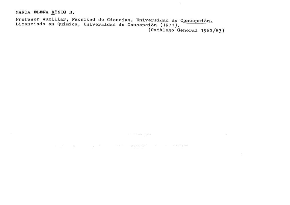 KONIG B- MARIA ELENA-