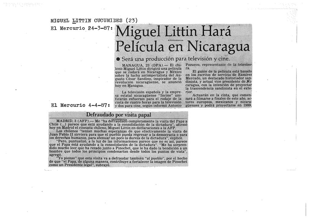 LITTIN MIGUEL 23-