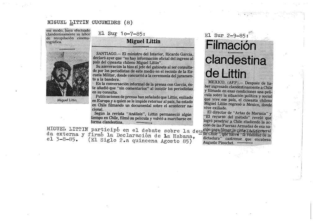 LITTIN MIGUEL 8-