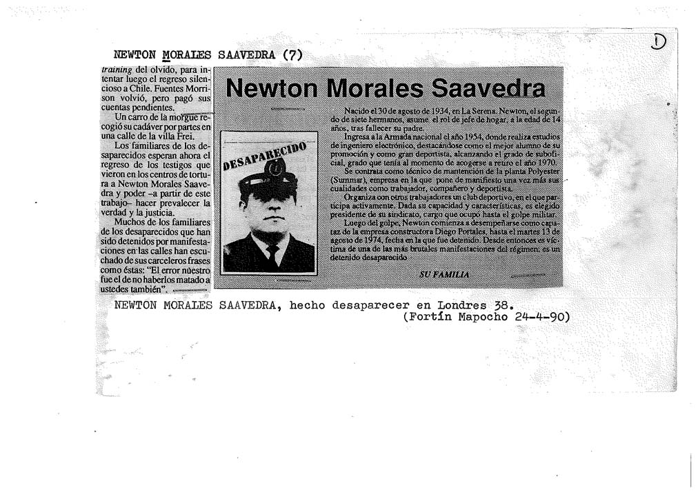 MORALES SAAVEDRA NEWTON 7-