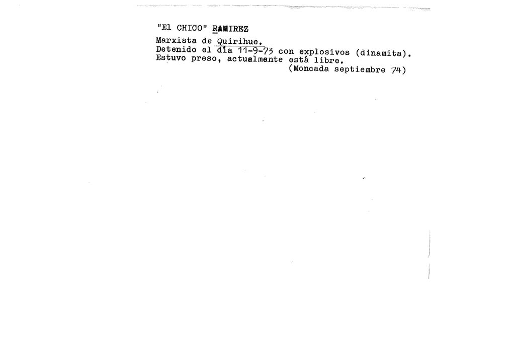RAMIREZ EL CHICO-
