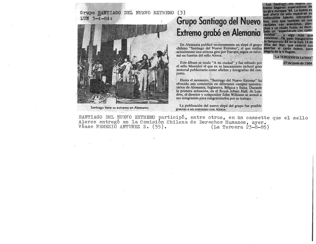 SANTIAGO DEL NUEVO EXTREMO GRUPO 3-