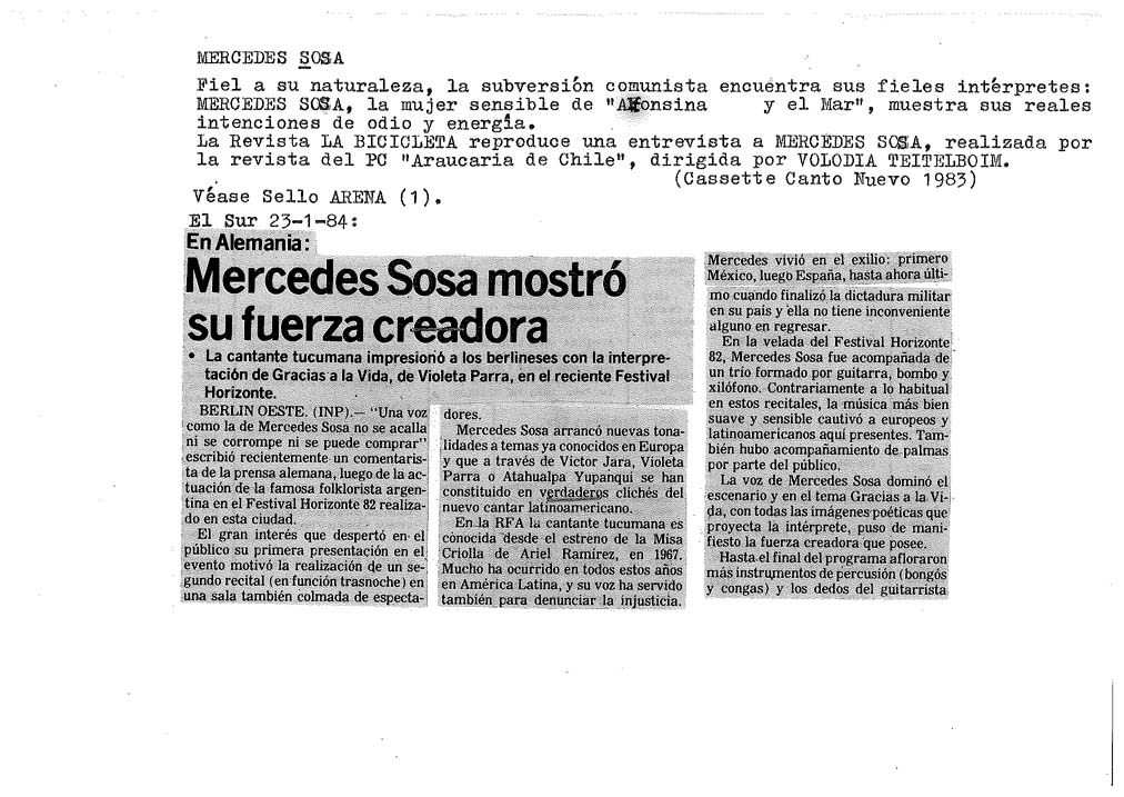 SOSA MERCEDES-