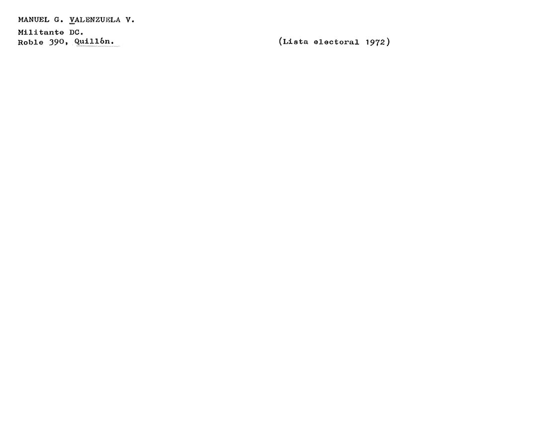 VALENZUELA V- MANUEL G–