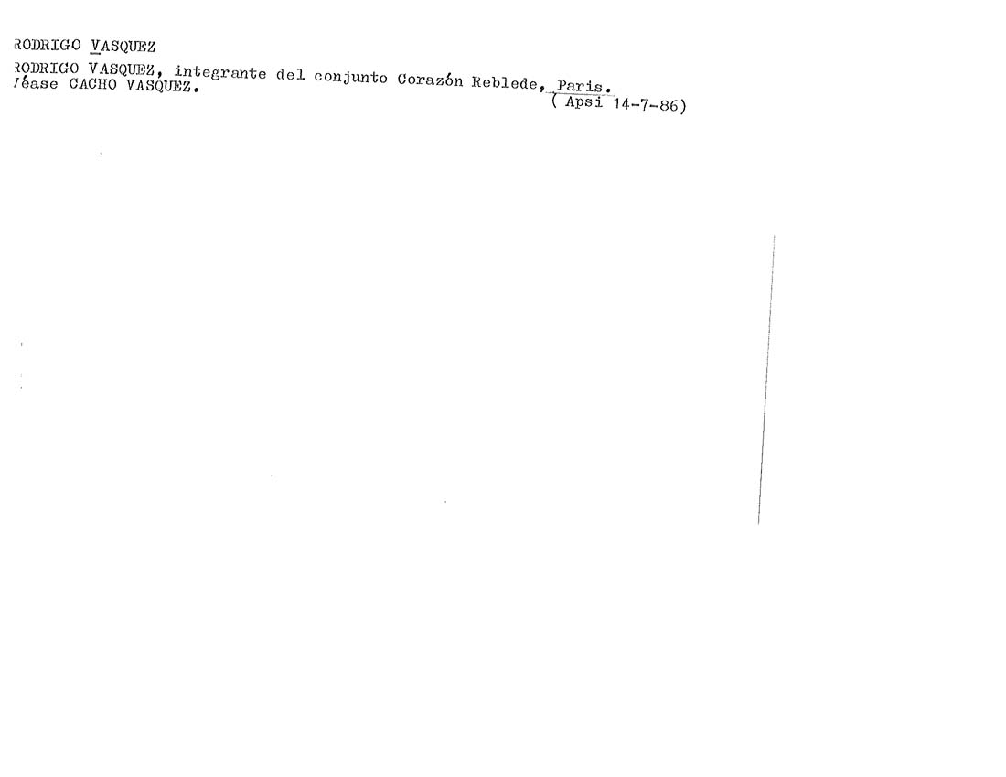 VASQUEZ RODRIGO-